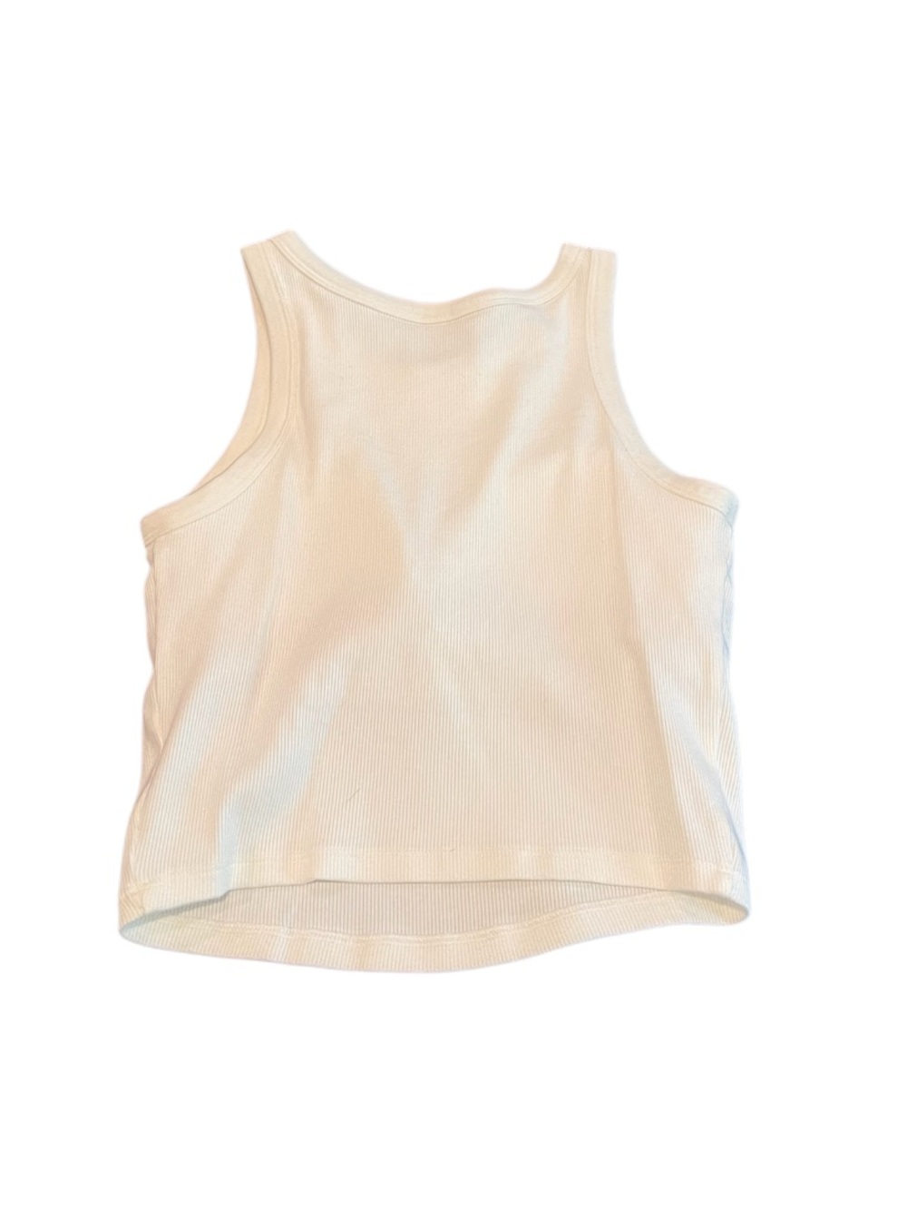Uniqlo Cream Ribbed Bra Tank - Picture 3 of 8